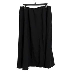 Eileen Fisher Midi Aline Skirt Black